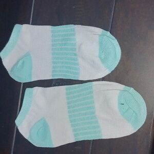 New White aqua socks